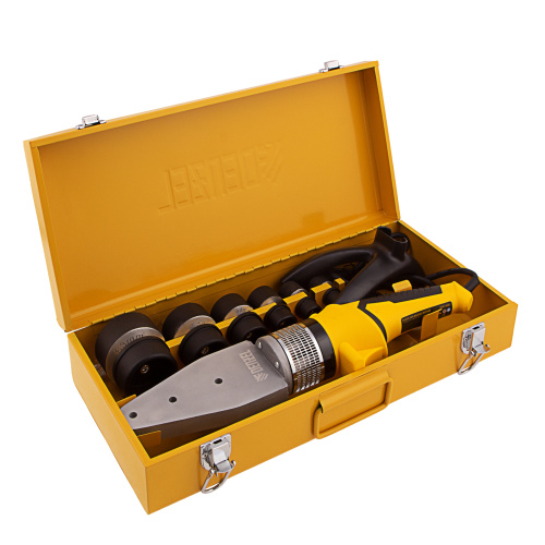 Аппарат для сварки пластиковых труб DWP-2000, Х-Pro, 2000 Вт, 300 град, комплект насадок, 20-63 мм Denzel по ценам производителя в Екатеринбурге с доставкой по всей России