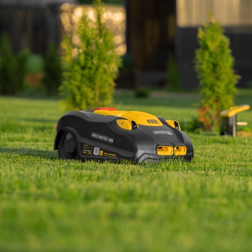 Робот-газонокосилка Grass Master 1000  1000м², 3Ач, 28V, LCD дисплей, Wi-Fi Denzel по ценам производителя в Екатеринбурге с доставкой по всей России