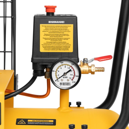 Компрессор воздушный, ременный привод BCI4000-T/100, 4.0 кВт, 100 литров, 690 л/мин Denzel по ценам производителя в Екатеринбурге с доставкой по всей России