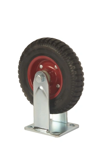 Колесо большегрузное неповоротное PF 200 200 мм резина с протектором (F) по ценам производителя в Екатеринбурге с доставкой по всей России