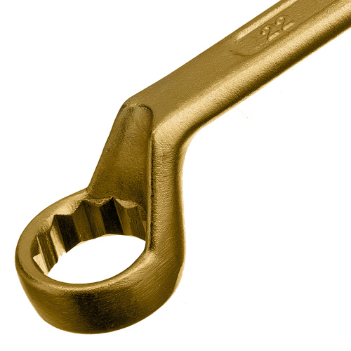 Ключ накидной, 20 х 22 мм, желтый цинк Сибртех по ценам производителя в Екатеринбурге с доставкой по всей России