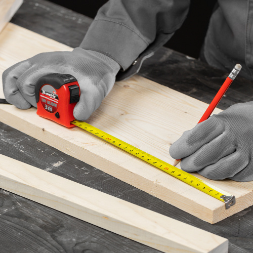 Рулетка Double fixation,3 м х 16 мм,обрезиненный корпус,двойная плавная фиксация Matrix по ценам производителя в Екатеринбурге с доставкой по всей России