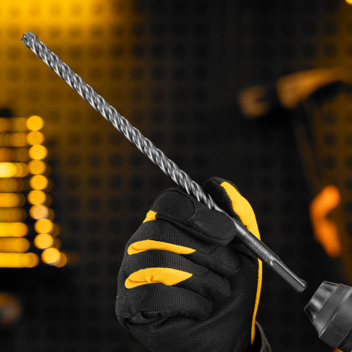 Бур по бетону, цельная крестовая пластина, 10x265 мм, SDS PLUS Denzel по ценам производителя в Екатеринбурге с доставкой по всей России