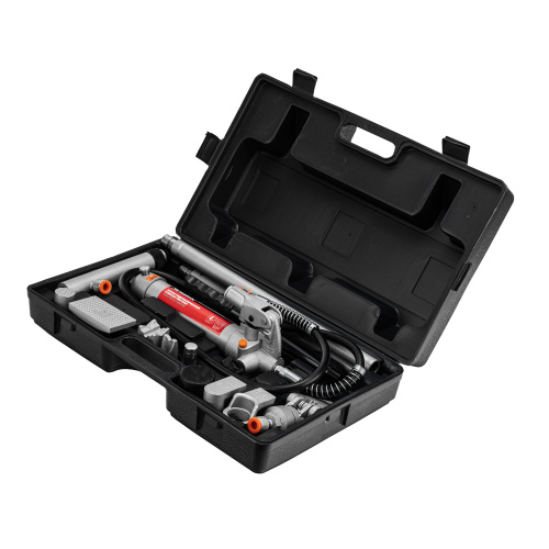 Растяжка гидравлическая, 4 т, набор из 17 предметов, 7 сменных насадок, в пластиковом кейсе Matrix по ценам производителя в Екатеринбурге с доставкой по всей России