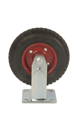 Колесо большегрузное неповоротное PF 200 200 мм резина с протектором (F) по ценам производителя в Екатеринбурге с доставкой по всей России