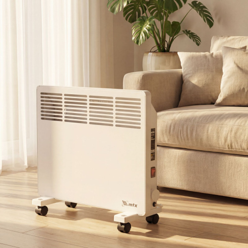 Конвектор электрический КМ-1000.1, 230 В, 1000 Вт, X-образный нагреватель, колеса, термостат MTX по ценам производителя в Екатеринбурге с доставкой по всей России