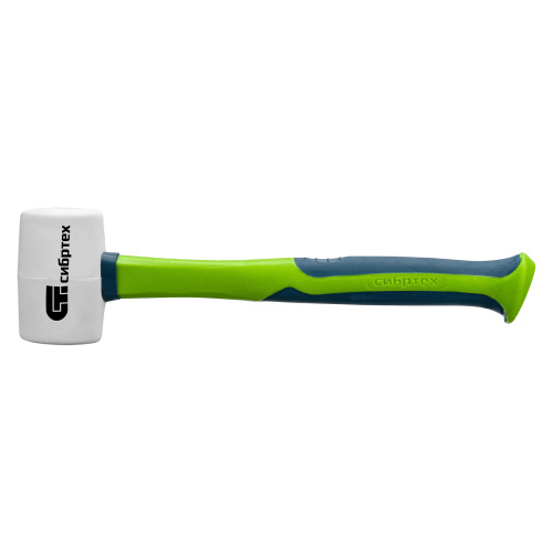 Киянка резиновая, 225 г, белая резина, фибергласовая рукоятка Сибртех по ценам производителя в Екатеринбурге с доставкой по всей России