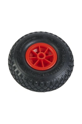 Колесо пневматическое резиновое 260 мм PR1805-2 (красное) по ценам производителя в Екатеринбурге с доставкой по всей России