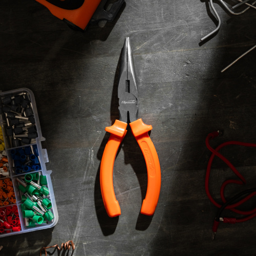 Длинногубцы изогнутые Classic, 160 мм, шлифованные, пластмассовые рукоятки Sparta по ценам производителя в Екатеринбурге с доставкой по всей России