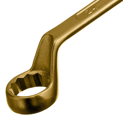 Ключ накидной, 22 х 24 мм, желтый цинк Сибртех по ценам производителя в Екатеринбурге с доставкой по всей России