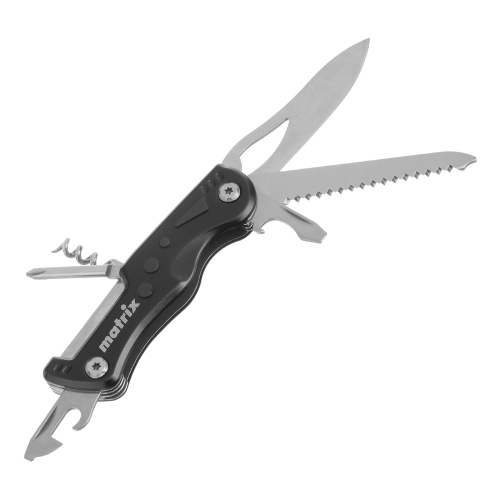 Нож многофункциональный, 7 функций, в чехле, 107 мм Matrix по ценам производителя в Екатеринбурге с доставкой по всей России