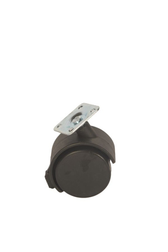 Колесо мебельное поворотное TWPB 50 50 мм с площадкой и тормозом по ценам производителя в Екатеринбурге с доставкой по всей России