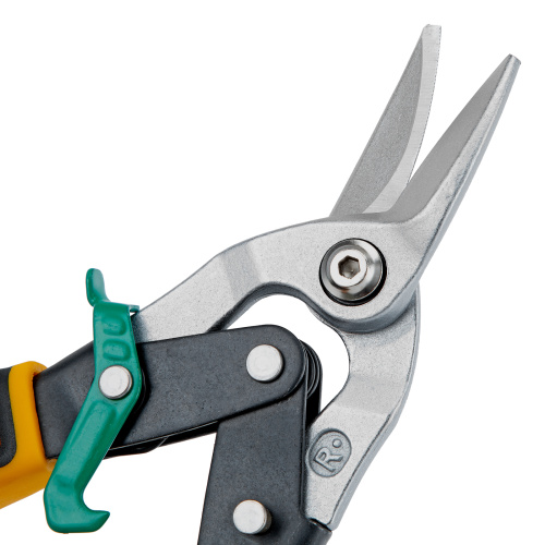 Ножницы по металлу, 270 мм, прямой и правый рез, сталь-СrMo, трехкомпонентные рукоятки Denzel по ценам производителя в Екатеринбурге с доставкой по всей России