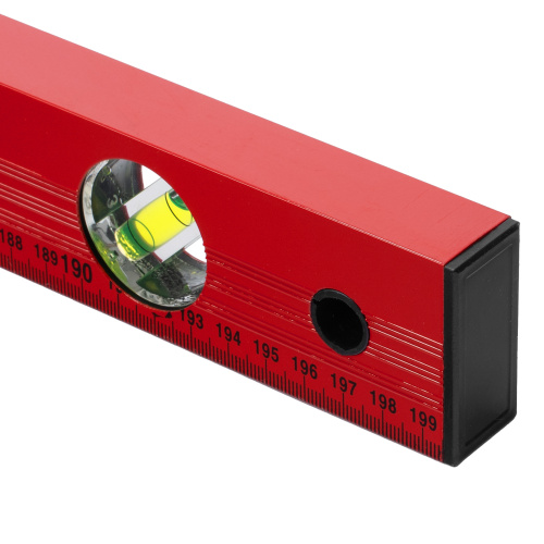 Уровень алюминиевый, 2000 мм, 3 глазка, красный, линейка Matrix по ценам производителя в Екатеринбурге с доставкой по всей России