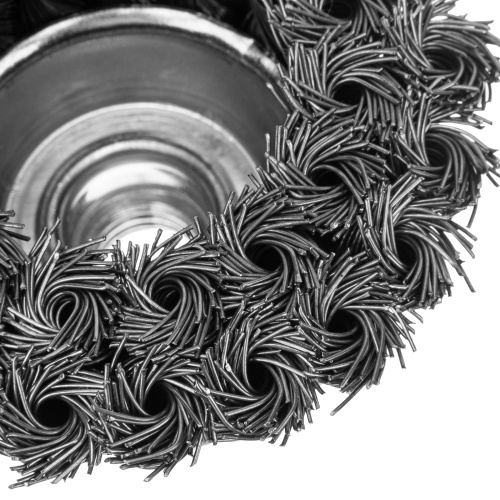 Щетка для УШМ, 75 мм, М14, "чашка", двухрядная, крученая проволока 0.5 мм Matrix по ценам производителя в Екатеринбурге с доставкой по всей России