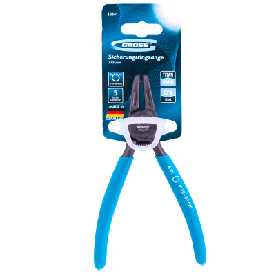 Съемник, 165 мм, для внешних стопорных колец (19-60 мм) изогнутые губки (разжим) Gross по ценам производителя в Екатеринбурге с доставкой по всей России