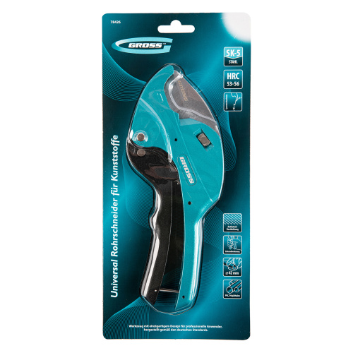Ножницы для резки изделий из ПВХ, универсальные, D-42 мм, автомат Gross по ценам производителя в Екатеринбурге с доставкой по всей России