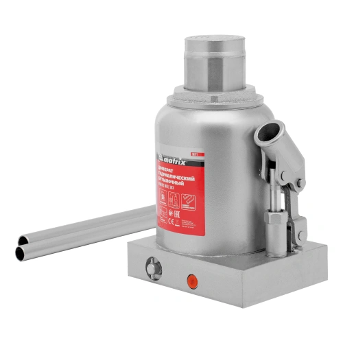 Домкрат гидравлический бутылочный, 30 т, h подъема 244-370 мм Matrix по ценам производителя в Екатеринбурге с доставкой по всей России