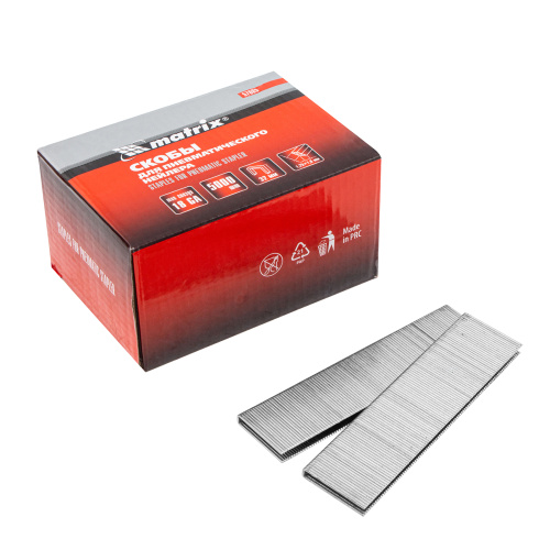 Скобы для пневматического степлера 18GA, 1.25 х 1 мм длина 32 мм ширина 5,7 мм, 5000 шт Matrix по ценам производителя в Екатеринбурге с доставкой по всей России