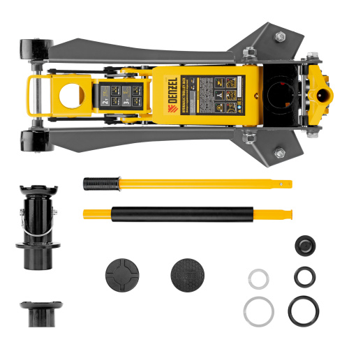 Домкрат гидравлический подкатной, 2/3 т, 98-770 мм, быстрый подъем, низ. подхват, проф, SUV Denzel по ценам производителя в Екатеринбурге с доставкой по всей России