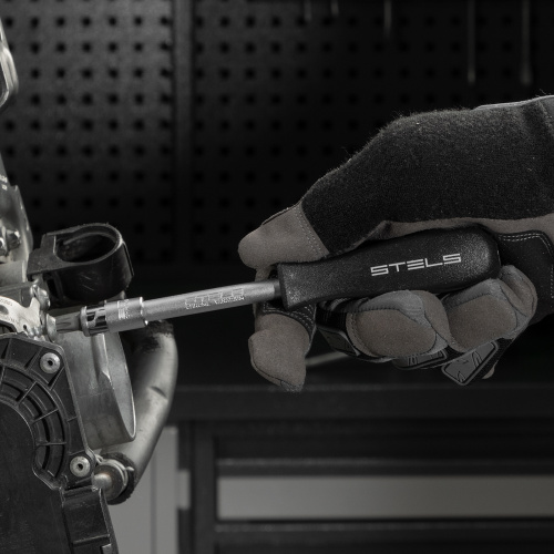 Набор инструментов, 1/2", Cr-V, S2, усиленный кейс, 58 предметов Stels по ценам производителя в Екатеринбурге с доставкой по всей России