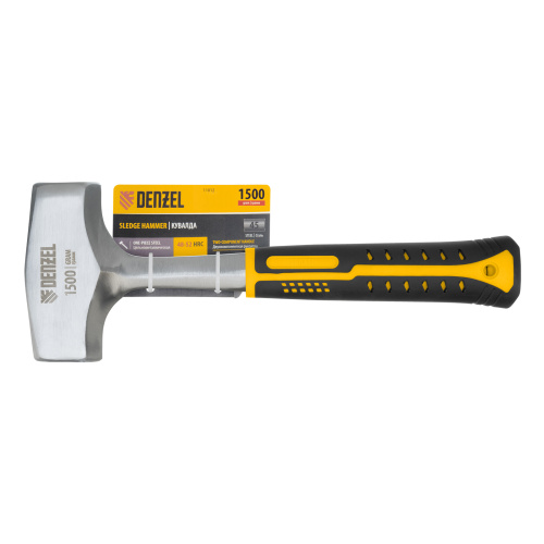 Кувалда 1,5 кг, цельнометаллическая, двухкомпонентная рукоятка Denzel по ценам производителя в Екатеринбурге с доставкой по всей России