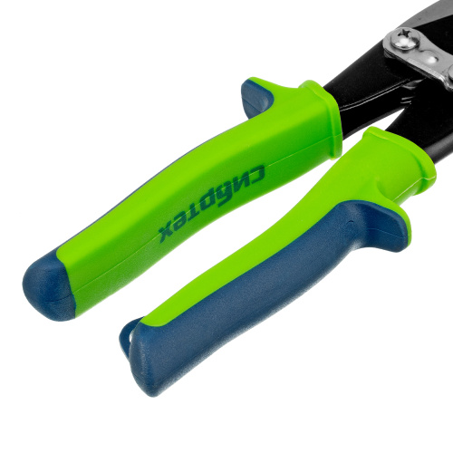 Ножницы по металлу, 250 мм, правый рез, сталь С55, двухкомпонентные рукоятки СИБРТЕХ по ценам производителя в Екатеринбурге с доставкой по всей России