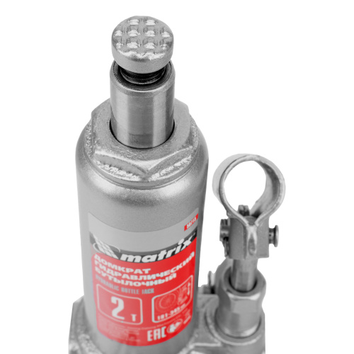 Домкрат гидравлический бутылочный, 2 т, высота подъема 181-345 мм Matrix по ценам производителя в Екатеринбурге с доставкой по всей России