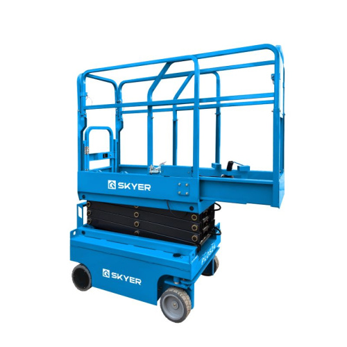 Самоходный ножничный подъемник SKYER PL0724 с выдвижной платформой (узкая база) по ценам производителя в Екатеринбурге с доставкой по всей России
