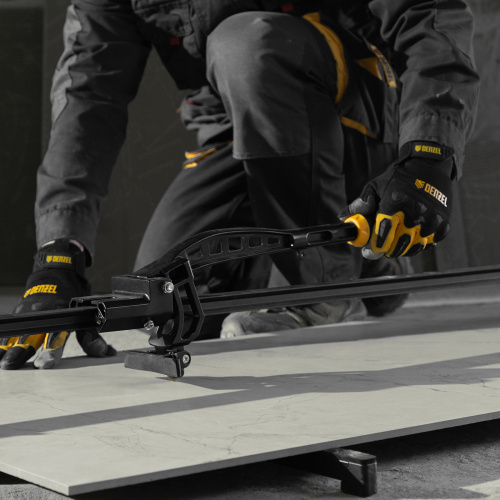 Плиткорез рельсовый 1200х16мм, каретка на подш., стальная станина, усил. рукоятка-пенал Denzel по ценам производителя в Екатеринбурге с доставкой по всей России