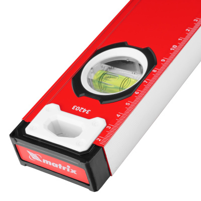 Уровень алюминиевый, фрезерованный, 3 глазка, рукоятки, 1000 мм Matrix по ценам производителя в Екатеринбурге с доставкой по всей России