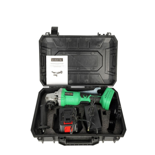 Углошлифовальная машина Zitrek ZKAG20-125 PRO (125мм, 20B, Li-Ion аккум. 4 Aч - 1шт, ЗУ, кейс) по ценам производителя в Екатеринбурге с доставкой по всей России