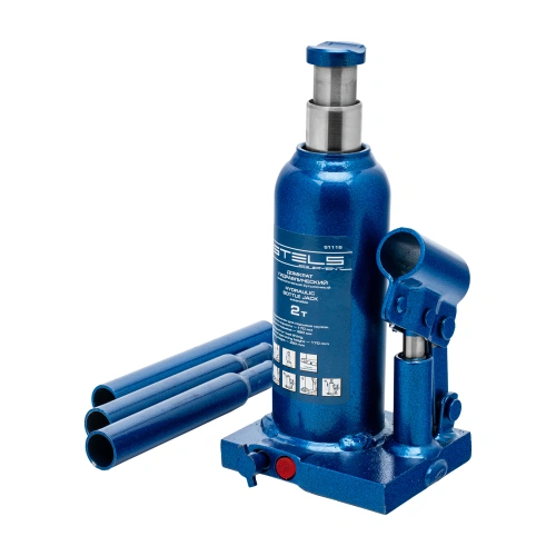 Домкрат гидравлический бутылочный телескопический, 2 т, H подъема 170-380 мм Stels по ценам производителя в Екатеринбурге с доставкой по всей России