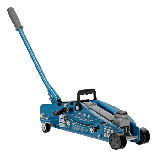 Домкрат гидравлический подкатной с фиксатором, 2.5 т, Safety Pin, 140-385 мм, в кейсе Stels по ценам производителя в Екатеринбурге с доставкой по всей России