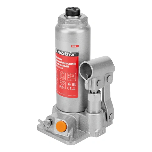 Домкрат гидравлический бутылочный, 2 т, h подъема 181-345 мм Matrix по ценам производителя в Екатеринбурге с доставкой по всей России