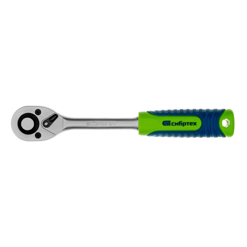 Ключ-трещотка 1/2", 45 зубьев, с быстрым сбросом, матовый хром Сибртех по ценам производителя в Екатеринбурге с доставкой по всей России