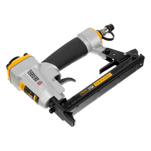 Степлер пневматический PS8016 для прямоугольных скоб 21GA от 6 до 16 мм Denzel по ценам производителя в Екатеринбурге с доставкой по всей России