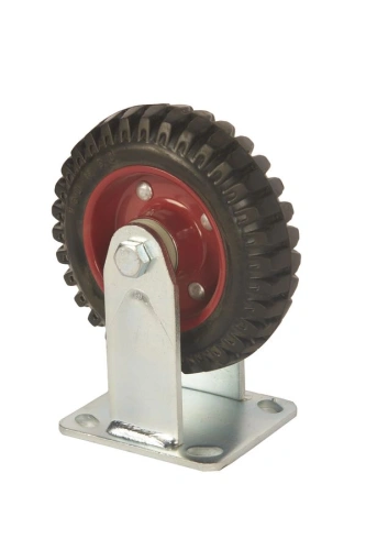 Колесо большегрузное неповоротное PF 160 150 мм резина с протектором (F) по ценам производителя в Екатеринбурге с доставкой по всей России