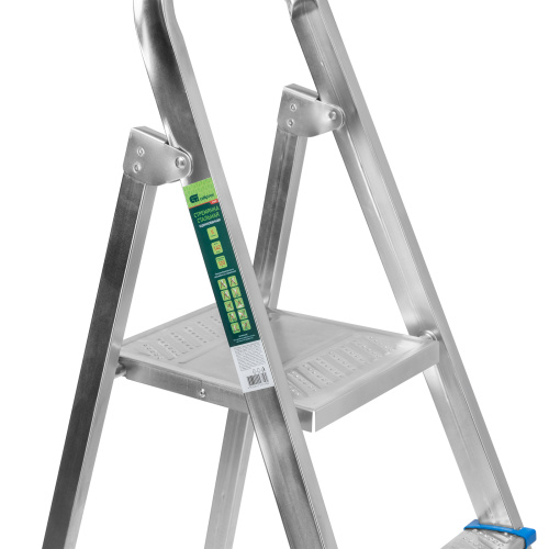 Стремянка, 8 ступеней, стальная, оцинкованная Сибртех по ценам производителя в Екатеринбурге с доставкой по всей России