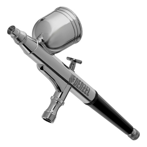 Аэрограф с верхним бачком AB1, 0.2/0.3/0.5 мм, 7 мл, 9 л/мин Denzel по ценам производителя в Екатеринбурге с доставкой по всей России