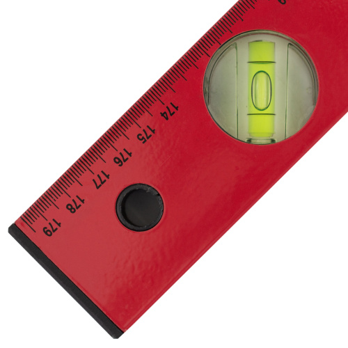 Уровень алюминиевый, 1800 мм, 3 глазка, красный, линейка MTX по ценам производителя в Екатеринбурге с доставкой по всей России