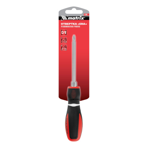 Отвертка комбинированная, SL6/PH2, CrV, двухкомпонентная рукоятка Matrix по ценам производителя в Екатеринбурге с доставкой по всей России