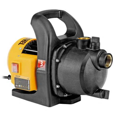 Садовый поверхностный насос GPL600, 600 Вт, 3000 л/ч, подъем 35 м, пластик Denzel по ценам производителя в Екатеринбурге с доставкой по всей России