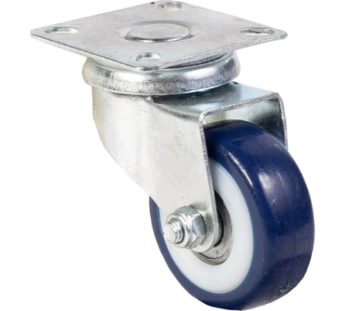 Колесо аппаратное поворотное SCv 25 50 мм (синяя резина) по ценам производителя в Екатеринбурге с доставкой по всей России