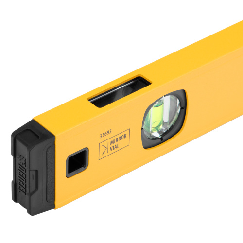 Уровень алюминиевый, магнит, фрезерованный, 3 глазка (1 зеркал.) 0,5 мм/м, 1000 мм Denzel по ценам производителя в Екатеринбурге с доставкой по всей России