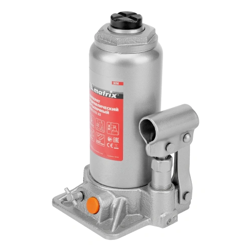 Домкрат гидравлический бутылочный, 5 т, h подъема 197-382 мм Matrix по ценам производителя в Екатеринбурге с доставкой по всей России