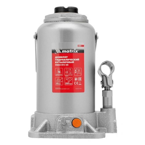 Домкрат гидравлический бутылочный, 20 т, h подъема 244-449 мм Matrix по ценам производителя в Екатеринбурге с доставкой по всей России