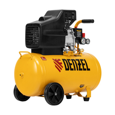 Компрессор воздушный, прямой привод DC1500/50, 1.5 кВт, 50 литров, 220 л/мин Denzel купить в Москве с доставкой по всей России | ProtosMarket.ru