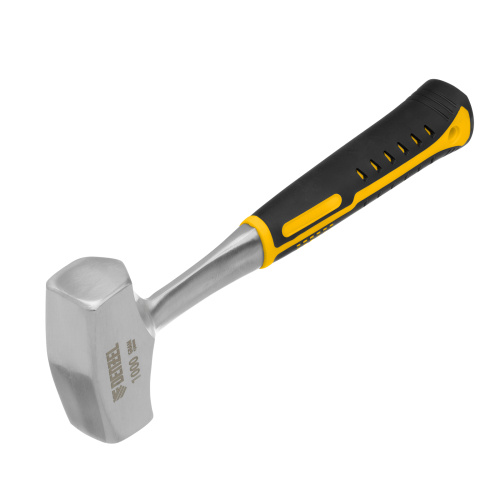 Кувалда 1 кг, цельнометаллическая, двухкомпонентная рукоятка Denzel по ценам производителя в Екатеринбурге с доставкой по всей России