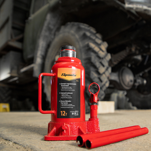 Домкрат гидравлический бутылочный, 12 т, h подъема 210-400 мм Sparta по ценам производителя в Екатеринбурге с доставкой по всей России